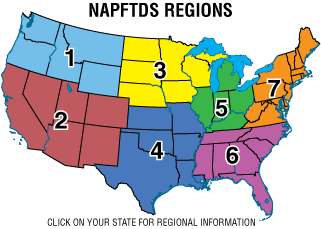 NAPFTDS Regions